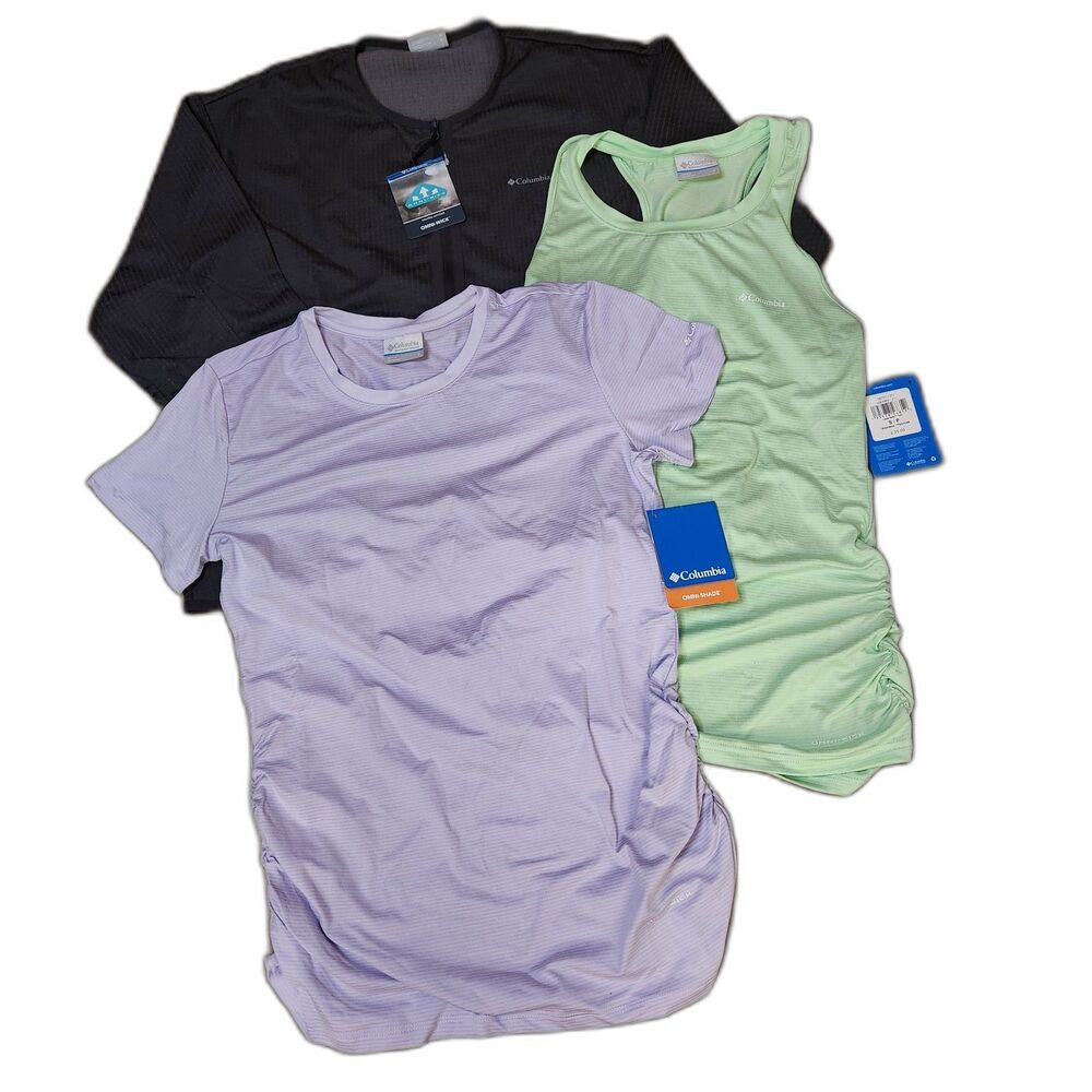 Columbia Womens Small Activewear Bundle NWT 3 Tops
